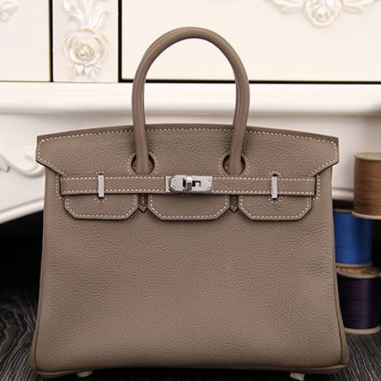 Borse Hermes Birkin 30cm 35CM in pelle étoupe Clemence