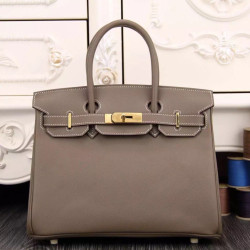 Borse Hermes Birkin 30cm 35CM in pelle étoupe Epsom