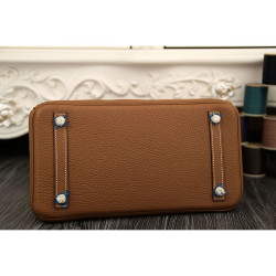 Borse Hermes Birkin 30cm 35CM pelle marrone Clemence