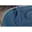Borse Hermes Bolide Tote In Cuoio Blu