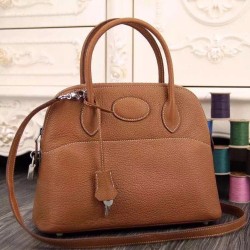 Replica Alta Qualità Borse Hermes Bolide Tote In Pelle Marrone