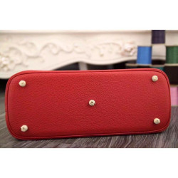 Hermes Bolide Borse Tote In Cuoio Rosso