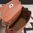 Borse Hermes Kelly 25cm in pelle marrone Clemence Borse Hermes Kelly 25cm in pelle marrone Clemence