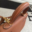 Borse Hermes Kelly 25cm in pelle marrone Clemence Borse Hermes Kelly 25cm in pelle marrone Clemence