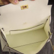 Borse Hermes Kelly Pochette in pelle bianca Epsom Borse Hermes Kelly Pochette in pelle bianca Epsom