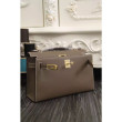 Borse Hermes Kelly Pochette in pelle Etain Epsom Borse Hermes Kelly Pochette in pelle Etain Epsom