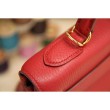 Borsa Kelly Hermes 28cm 32cm Rosso Pelle Clemence