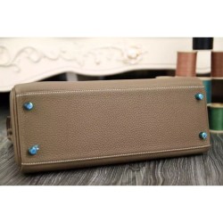 Sito Replica Qualità superiore replica Kelly Hermes Etain Pelle Clemence Qualità Specchio Qualità superiore replica Kelly Hermes Etain Pelle Clemence imitazioni perfette