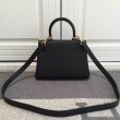 Borse Hermes Kelly 25CM Nero Clemence Pelle