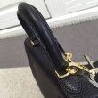 Borse Hermes Kelly 25CM Nero Clemence Pelle
