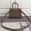 Hermes Kelly 20 CM Borsa étoupe Clemence Pelle