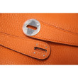 Hermes Lindy 26cm 30cm 34cm Borsa in Cuoio Arancione Hermes Lindy 26cm 30cm 34cm Borsa in Cuoio Arancione
