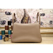 Hermes Lindy 26cm 30cm 34cm Bora Pari all'originale replica in pelle grigia Hermes Lindy 26cm 30cm 34cm Bora Pari all'originale replica in pelle grigia