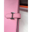 di alta qualità Hermes Bearn Portafoglio in pelle rosa Epsom di alta qualità Hermes Bearn Portafoglio in pelle rosa Epsom