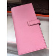 di alta qualità Hermes Bearn Portafoglio in pelle rosa Epsom di alta qualità Hermes Bearn Portafoglio in pelle rosa Epsom