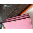 di alta qualità Hermes Bearn Portafoglio in pelle rosa Epsom di alta qualità Hermes Bearn Portafoglio in pelle rosa Epsom