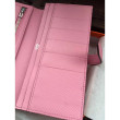 di alta qualità Hermes Bearn Portafoglio in pelle rosa Epsom di alta qualità Hermes Bearn Portafoglio in pelle rosa Epsom