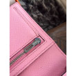 di alta qualità Hermes Bearn Portafoglio in pelle rosa Epsom di alta qualità Hermes Bearn Portafoglio in pelle rosa Epsom