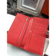 Alta gamma replica di alta qualità Hermes Bearn Portafoglio in pelle Vermillion Alta gamma replica di alta qualità Hermes Bearn Portafoglio in pelle Vermillion