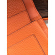 di alta qualità Hermes Dogon Portafoglio in pelle arancione di alta qualità Hermes Dogon Portafoglio in pelle arancione