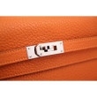 Qualità superiore replica di alta qualità Hermes Kelly Longue Portafoglio in pelle arancione Clemence Qualità superiore replica di alta qualità Hermes Kelly Longue Portafoglio in pelle arancione Clemence
