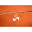 Qualità superiore replica di alta qualità Hermes Kelly Longue Portafoglio in pelle arancione Clemence Qualità superiore replica di alta qualità Hermes Kelly Longue Portafoglio in pelle arancione Clemence