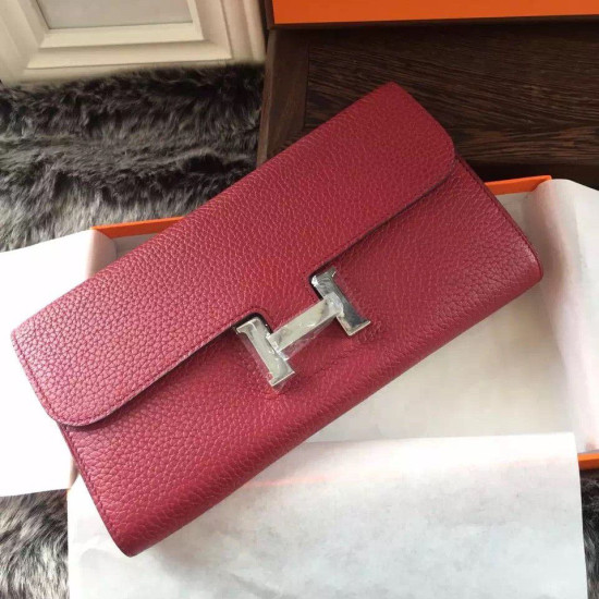 di alta qualità Portafoglio Hermes Costanza a lungo in pelle fucsia di alta qualità Portafoglio Hermes Costanza a lungo in pelle fucsia