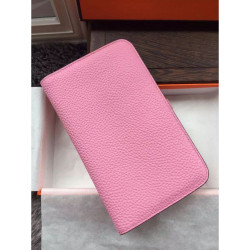Pari all'originale replica di alta qualit&agrave; Portafoglio Hermes Dogon in pelle rosa