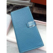 Hermes Bearn Portafoglio In Blue Jean pelle Hermes Bearn Portafoglio In Blue Jean pelle