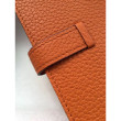 Hermes Bearn Portafoglio in pelle arancione Hermes Bearn Portafoglio in pelle arancione