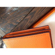Hermes Bearn Portafoglio in pelle arancione Epsom Hermes Bearn Portafoglio in pelle arancione Epsom