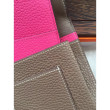 Qualità superiore replica Hermes Bicolor Dogon Portafoglio in pelle Etain Qualità superiore replica Hermes Bicolor Dogon Portafoglio in pelle Etain