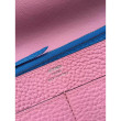 Hermes Bicolor Dogon Portafoglio in pelle rosa Hermes Bicolor Dogon Portafoglio in pelle rosa