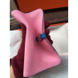 Hermes Bicolor Dogon Portafoglio in pelle rosa Hermes Bicolor Dogon Portafoglio in pelle rosa