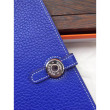 Alta gamma replica Hermes Dogon Portafoglio blu elettrico Cuoio Alta gamma replica Hermes Dogon Portafoglio blu elettrico Cuoio