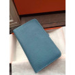 Alta gamma replica Hermes Dogon Portafoglio In Blue Jean pelle Alta gamma replica Hermes Dogon Portafoglio In Blue Jean pelle
