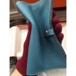 Alta gamma replica Hermes Dogon Portafoglio In Blue Jean pelle Alta gamma replica Hermes Dogon Portafoglio In Blue Jean pelle