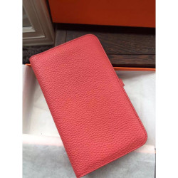 Hermes Dogon Portafoglio in pelle rosa Jaipur