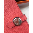 Hermes Dogon Portafoglio in pelle rosa Jaipur Hermes Dogon Portafoglio in pelle rosa Jaipur