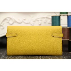 Sito Replica Qualità superiore replica di alta qualità Hermes Kelly Longue Portafoglio in pelle gialla Epsom Imitazioni Replica perfette Qualità superiore replica di alta qualità Hermes Kelly Longue Portafoglio in pelle gialla Epsom