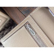 Portafoglio Hermes Bearn in pelle Etain Epsom Portafoglio Hermes Bearn in pelle Etain Epsom
