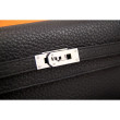Alta gamma replica Portafoglio Hermes Kelly Longue in pelle nera Clemence Alta gamma replica Portafoglio Hermes Kelly Longue in pelle nera Clemence