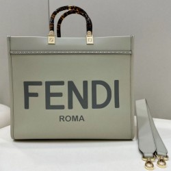 Replica Perfette  Perfetta tote media Fendi Sunshine verde chiaro imitazioni