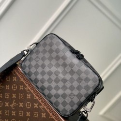 Miglior Prezzo Borse Replica Louis Vuitton Steamer Messenger da uomo M46795 Monogram Eclipse 