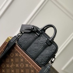 Miglior Prezzo LV Nano Porte Documents Voyage Borsa da uomo M82770 Monogram Eclipse Replica