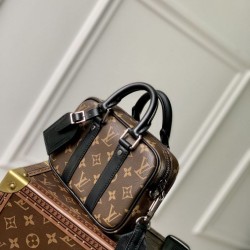 Sito Replica Borsa 1:1 da uomo Louis Vuitton Nano Porte Documents Voyage M82770 Monogram Macassar imitazioni Miglior Prezzo Borsa Replica 1:1 da uomo Louis Vuitton Nano Porte Documents Voyage M82770 Monogram Macassar