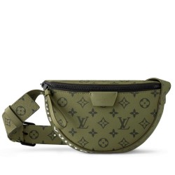Borsa a tracolla da uomo LV LV Moon M23838 Monogram verde