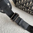 Borsa a tracolla Dior Explorer Oblique Jacquard Nera