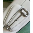 Borse Replica a tracolla Gucci Horsebit 1955 764155 Bianca