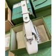Borse Replica a tracolla Gucci Horsebit 1955 764155 Bianca